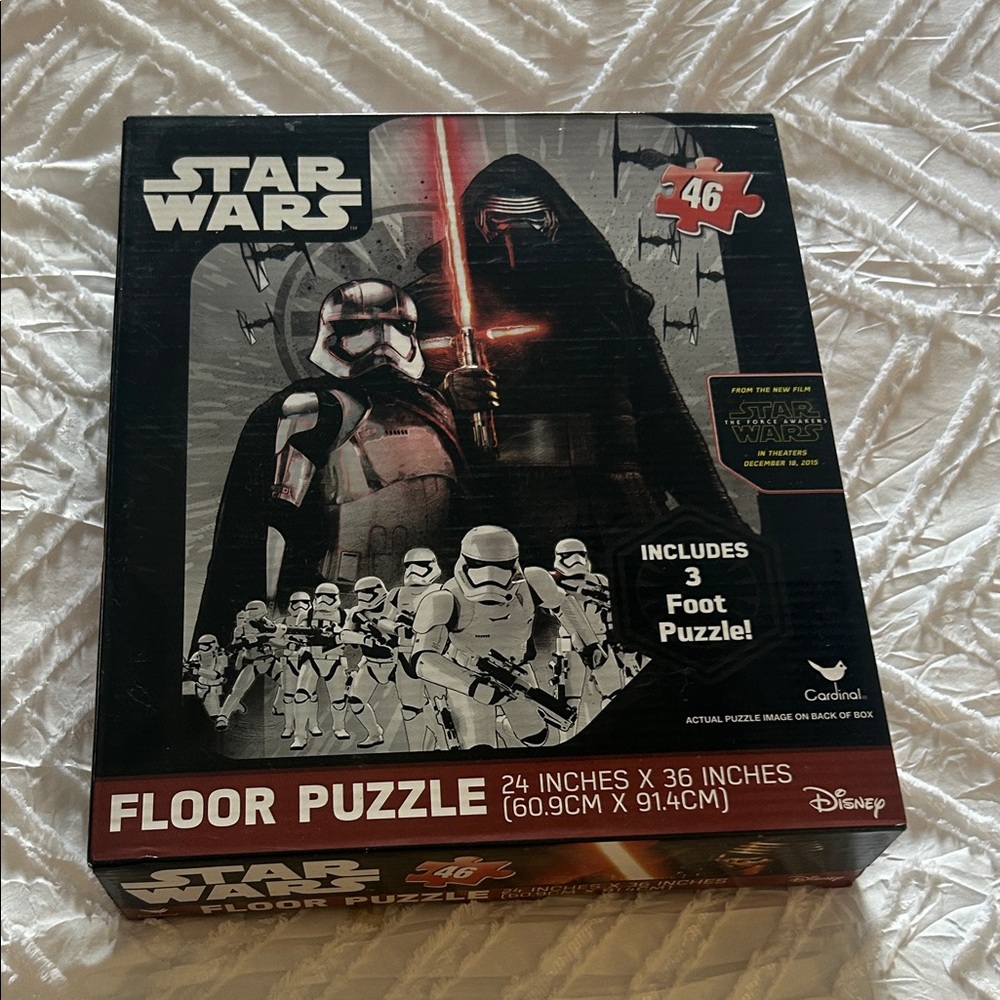 Disney Star Wars The Force Awakens 46 Pcs Floor Puzzle 24 x 36 in 60.9 x 91.4 cm